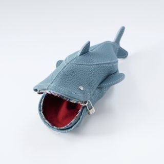 キーケース ブルー